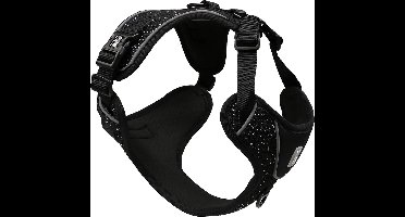 Duvoplus - Hondentuigje - Hond - Ultimate Fit No-pull Harnas Fashion S - 25-45cm - 42-60cm Granite Black - 1st