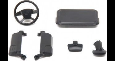 Bruder ONDERDEEL: zwarte onderdelen MB Arocs.