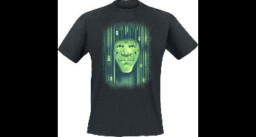 Wicked Emerald City Face Heren T-shirt - zwart - M