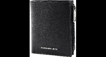 MANDARINA DUCK Leren Portemonnee Mellow Urban Wallet Black Zwart