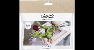 CC Mini Hobbyset Bloemen van Chenilledraad