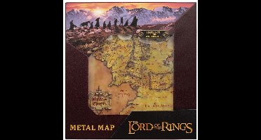 FaNaTtik Lord of the Rings Replica Map Limited Edition Replica: down-scaled