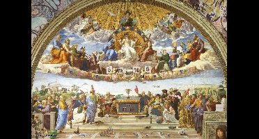 Schmidt puzzel Disput über das Sakrament 2024 - 1000 stukjes kunst religie.