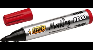Bic Ecolutions - Viltstift 2000 rond rood 1.7mm | 12 stuks