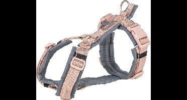 Trixie Hondentuig Premium Trekking Blush Roze / Grafiet Grijs