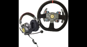 Thrustmaster Race Kit Ferrari 599xx Evo Edition Alcantara - Racestuur addon - met Gaming Headset - voor PC, PS4, PS5, Xbox
