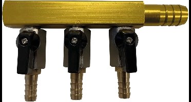 SuperFish Luchtverdeler RVS 3 weg