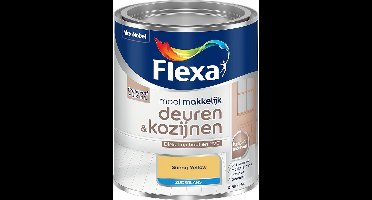 Flexa - Mooi Makkelijk Deuren & Kozijnen Zijdeglans - Sunny Yellow - Mengverf - 0.75 L