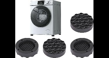 Selbro ® Set van Vier Antislip Schokdempende Onderleggers voor Wasmachines en Apparaten
