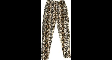 Legging Slang - Bruin - Volwassenen - One Size Elastisch