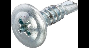 Dak & Gevel - Montageschroef zelfborend - Phillips2 - 4,2 x 13mm - Verzinkt - Voldraad (200 stuks)