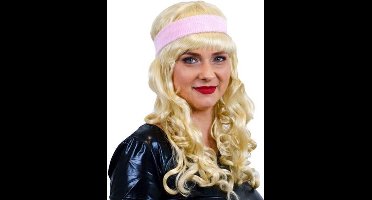 Witbaard Zweetband 5 Cm Katoen Roze One-size