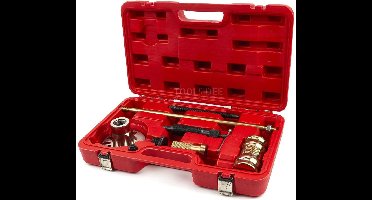 HBM 10 Ton Hydraulische Wielnaaftrekkerset met Slagtrekker, 7-delig, met Opbergkoffer, voor Audi, Citroën, Fiat, Opel, Peugeot,
