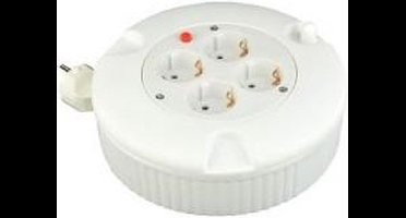 Kabel Haspel Kabelbox 4-Voudig 5M 3x1,0mm VB 41078 Mini