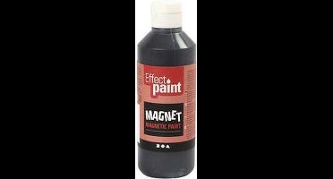 Magneetverf, zwart, 250 ml/ 1 fles