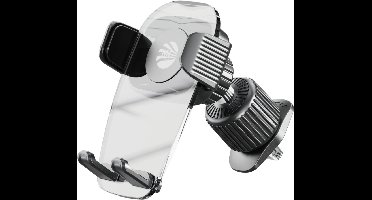 MG Telefoonhouder Auto Ventilatie - GSM Houder - Auto Accessories - Verstelbaar - Universeel - Carbon - Telefoonhouders Auto - Zwart