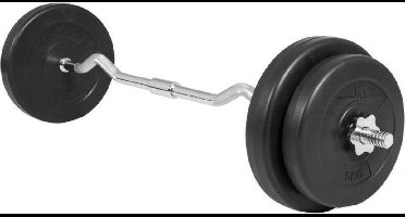 EZ Curl Halterset 30 kg Kunststof - 25 mm