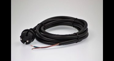 Aansluitsnoer met stekker h07rn 2 aderig 5 meter