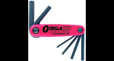 Bondhus GorillaGrip HF7M - Stiftsleutelset - 2-8 mm
