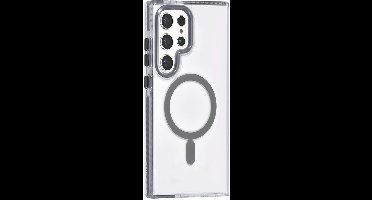 TUNIQ telefoonhoesje voor Samsung Galaxy S24 Ultra - MagSafe backcover met koord - Grijs