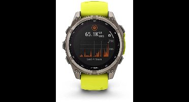 Garmin Fenix 8 Solar Sapphire 47mm - Titanium - Multisport GPS Smartwatch - Geel/Graphite