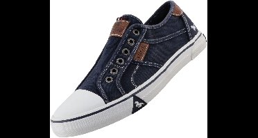 Mustang heren canvas sportschoenen donkerblauw