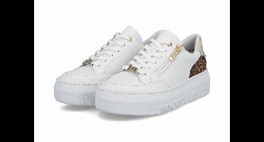 Rieker Dames Sneaker Low Sportschoen Vegan Memory-Foam M1900-80 White