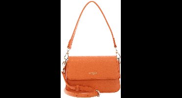LACOSTE Leren schoudertas Champs-Élysées Flap Crossover Bag Blossom abrikoos