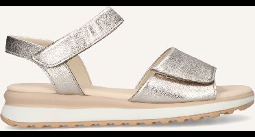 Gabor 840.1 Sandalen - Dames - Zilverkleurig - Maat 40