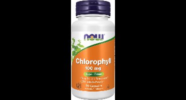 Now Foods Chlorophyll 100mg (90 caps) Unflavoured - Vitaminen, mineralen & gezondheid - Kruiden
