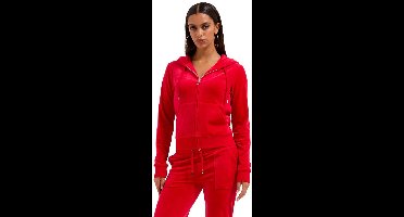 Juicy Couture Robertson hoodie met ritssluiting ROOD - Maat L