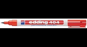 Edding Marker Permanent Edding 404 Rond 0,75 Mm Rood