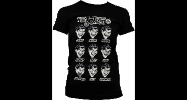 DC Comics Batman Dames Tshirt -M- The Many Moods Of The Joker Zwart
