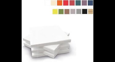 180 st. 180st. Airlaid Dunisoft Cocktail servetten 20 x 20 cm - Champagne