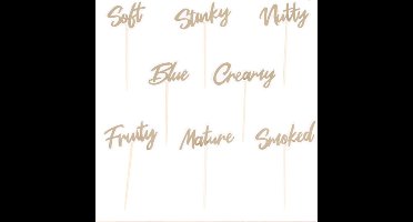 Ginger Ray - Gold Christmas - Kaasprikkers (8 stuks) SPRK-139