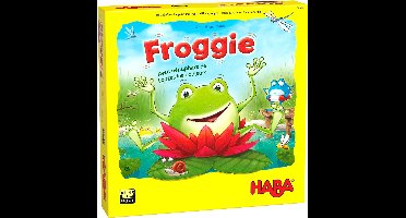 Haba Kinderspel Kikkersprongen - Gezinsspel voor 2-4 spelers - Vanaf 3 jaar