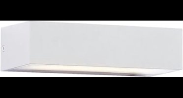 LED Tuinverlichting - Tuinlamp - Andina - Wand - 9W - Natuurlijk Wit 4200K - Mat Wit - Kunststof