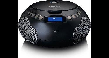 Lenco Radio op Batterijen - Draagbare Radio met DAB FM en Bluetooth - SCD-341BK - Noodradio - Noodpakket - Zwart