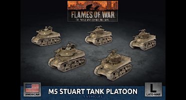 M5 Stuart Light Tank / Scott Platoon (Plastic)