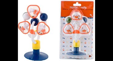 Nijntje Molen Rammelaar - Rammelaars - Sterk Kunststof - Zuignap voor gladde oppevlakken - Vanaf 6 maanden