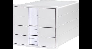 HAN ladekast - Impuls - wit - 3 gesloten laden - met inzet - HA-1017-12