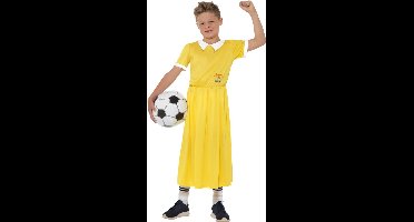 Smiffy's -David Walliams The Boy In The Dress Jongen In Jurk Kind - geel - Small - Carnavalskleding - Verkleedkleding