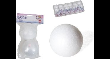 Piepschuim hobby vormen DIY ballen - 2x - styropor bollen - 8 cm