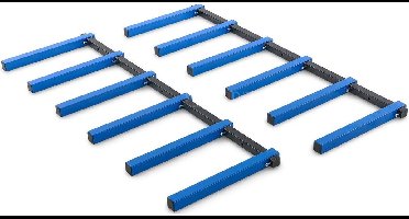 HBM 6 Laags Planken Opbergbeugels, opbergrek