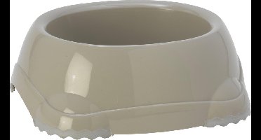 Moderna plastic hondeneetbak Smarty 3 19 cm warmgrijs (inhoud 1245 ml)