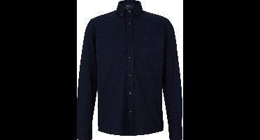 BOSS Joe regular fit overhemd - structuur - blauw - Strijkvriendelijk - Boordmaat: 38