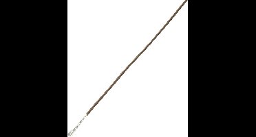 TRU COMPONENTS 1567223 Draad LiY 1 x 0.22 mm² Bruin 100 m