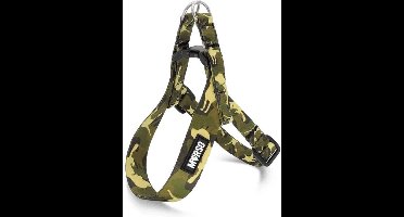 Morso - Mini Hondentuig - Verstelbaar - Gerecycled - Full Metal Dog Bruin - 29-38X2.5 cm