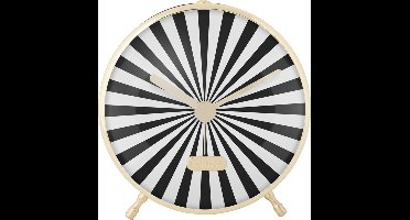 Karlsson - Wekker Candy Swirl - Zwart & Wit