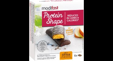 6x Modifast Control Reep Pure Chocolade/Sinaasappel (6 x 31 gr)
